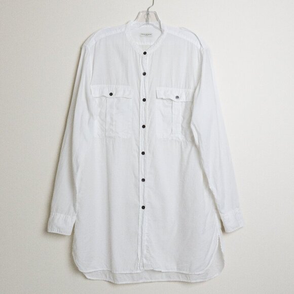 Dries Van Noten Shirt White Utility Long Sleeve Button Down Large EU 42 - Picture 2 of 15